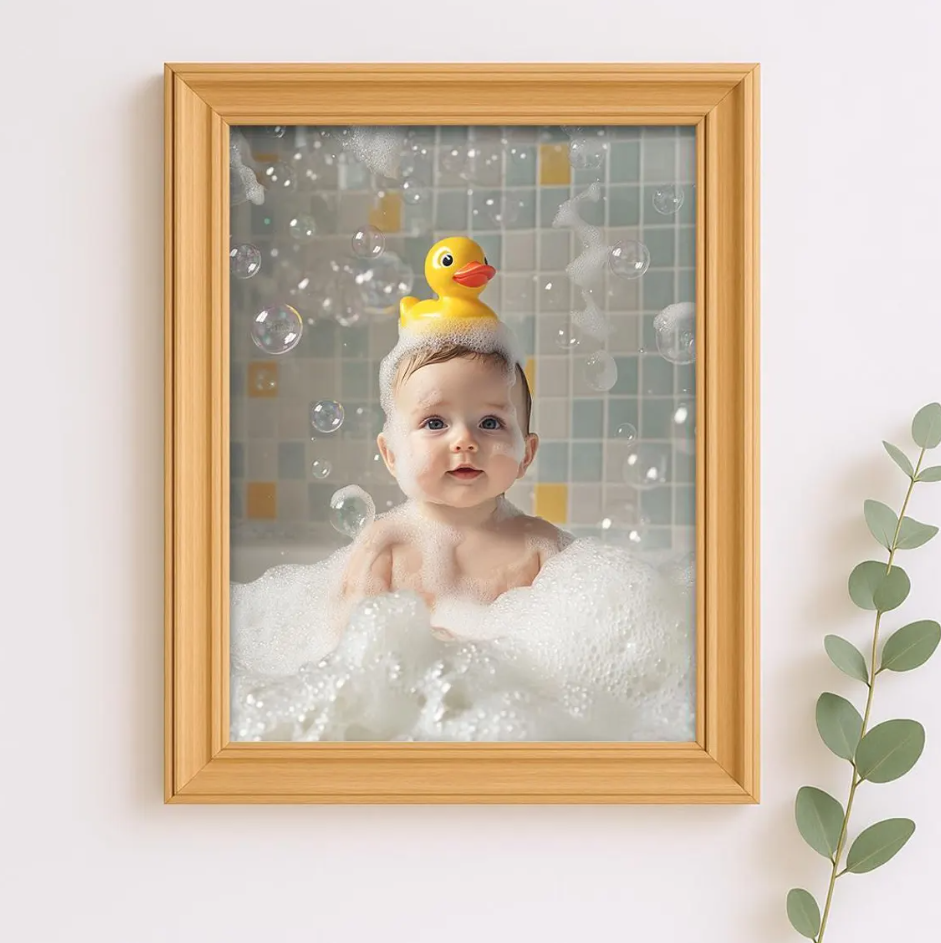 Funny Custom Kids Portrait - Personalized Art Decor