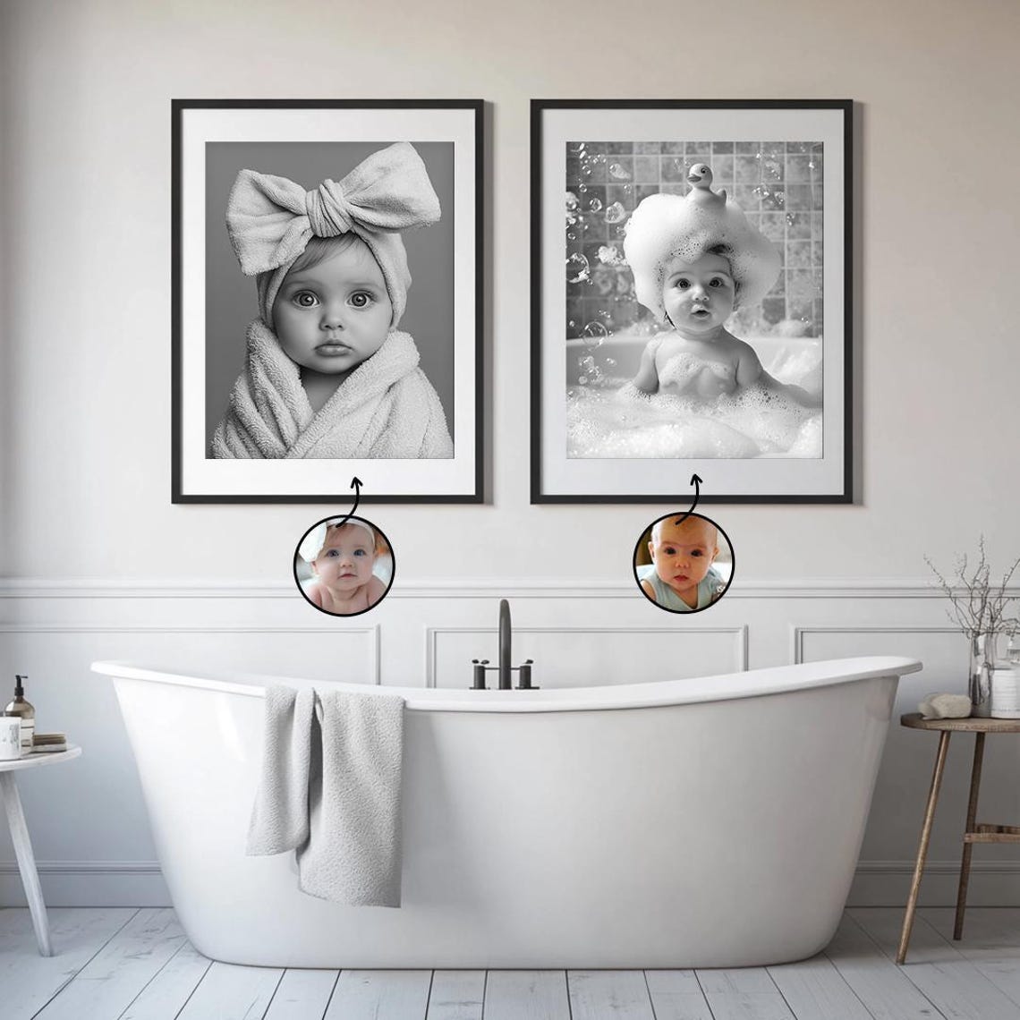 Funny Custom Kids Portrait - Personalized Art Decor